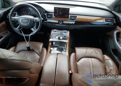 2013 Audi A8 L Quattro z USA, uszkodzony, nr VIN WAURGAFD5DN017076